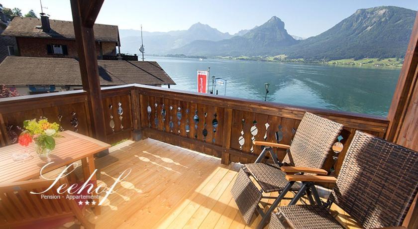 Pension Seehof Appartements Sankt Wolfgang im Salzkammergut Exterior foto